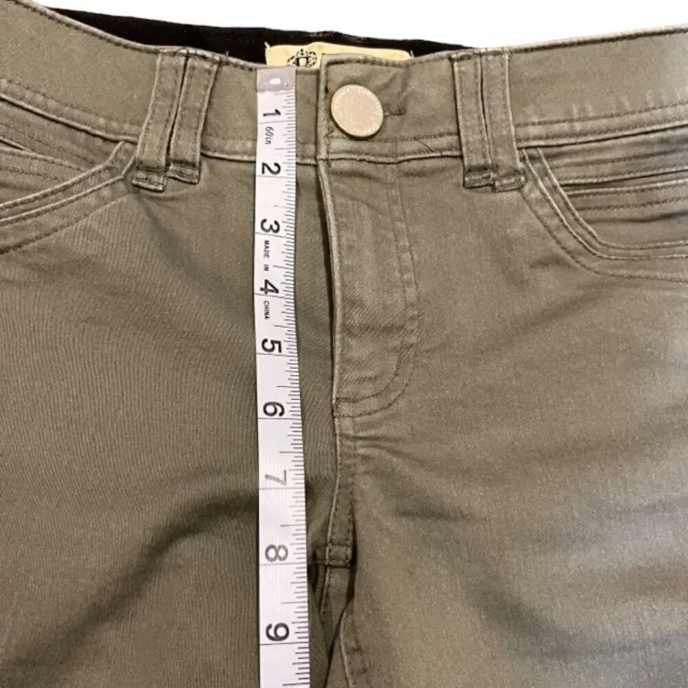 Democracy Ab Technology Olive Women's Jeans Size 2 - Picture 7 of 8